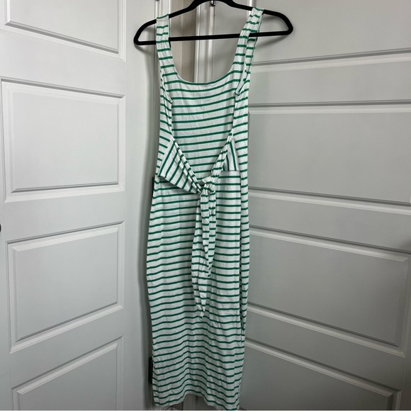 Rails Meg Sailor Dress Green Stripes Size Small - Picture 3 of 8